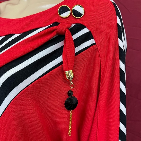 Dila USA Retro 80’s embellished top size 3X - Picture 5 of 10